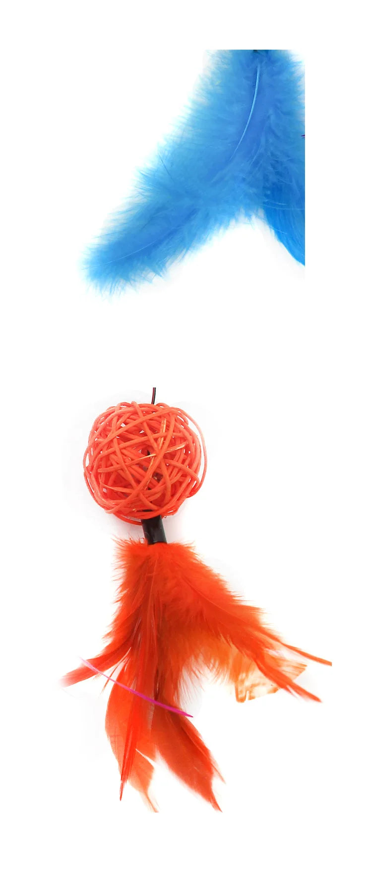 Cat Toy Cat Teaser Sticks Ring Cat Toys Rattan Ball Badminton Cat Cat Toys Cat Chewing Toys Funny Cat Stick Cat Cat Supplies