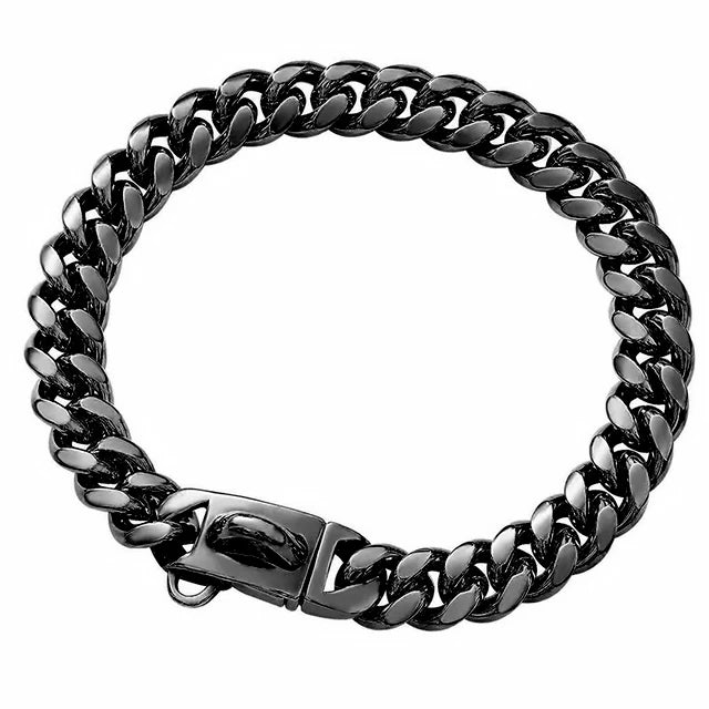 Silver Metal Dog Collar with Solid Buckle, Stainless Steel Pets Link Chain, Golden Necklace for Small Medium and Large Dogs Usag