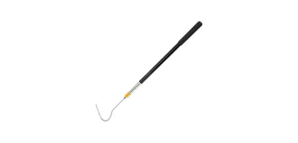 UXCELL Reptiles Amphibians Cleaning Tools Snake Hook Retractable Snake Catcher Snake Stick Snake Grabber Tool Black