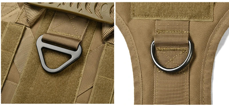 K9 Tactical Military Vest Pet German Shepherd Golden Retriever Tactical Training Dog Harness and Leash Set For All Breeds Dogs
