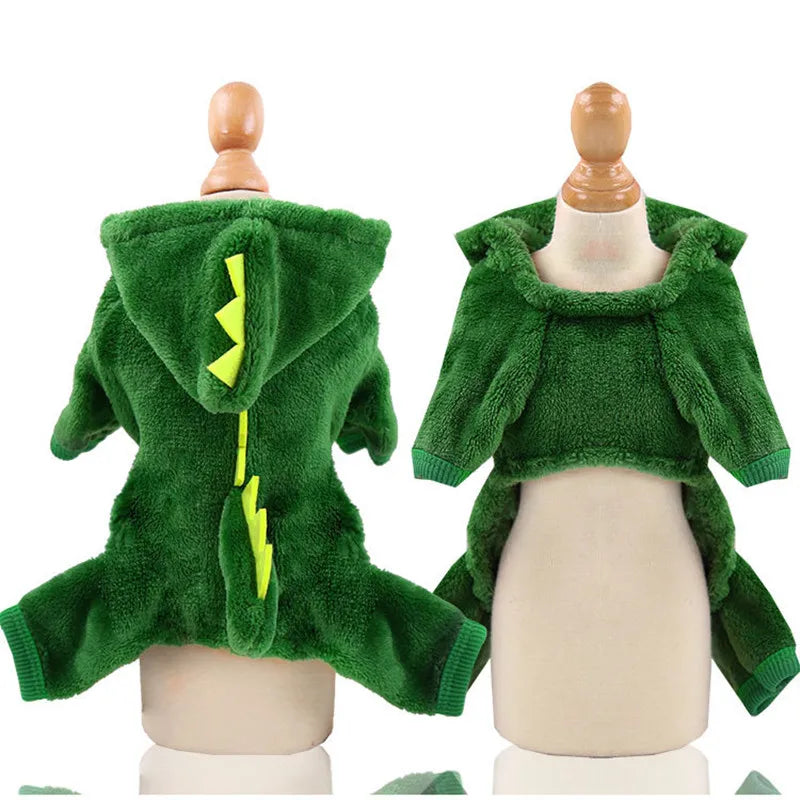 Pet Dog Soft Warm Jumpsuits Clothing for Dogs Pajamas Fleece Small Puppy Coat Pet Outfits Hoodie Clothing Cats Clothes Christmas