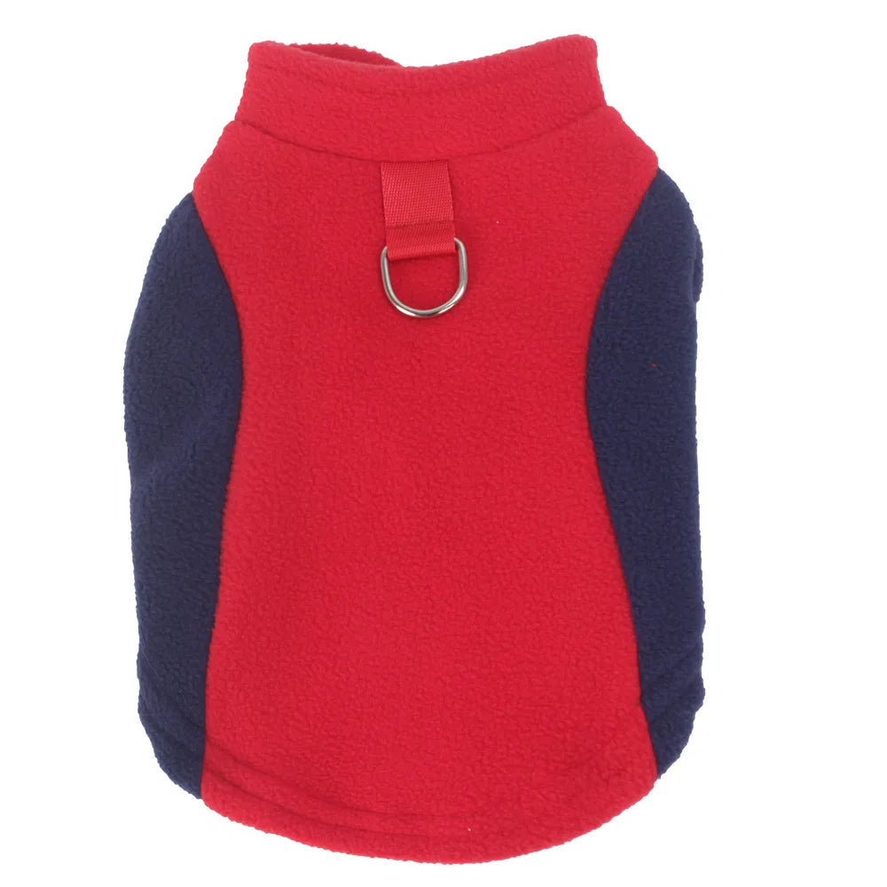 Fleece Vest Dog Sweater Warm Pullover Fleece Dog Jacket Winter Dog Clothes for Small Medium Dogs, Cold Weather Coat Pet Apparel
