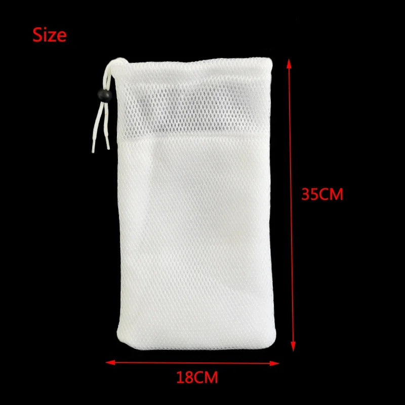Thickening Encryption Aquarium Filter Reuse Wash Filter Magical Blanket Bag Pad Biochemical Biological Filtration Clean for Fish