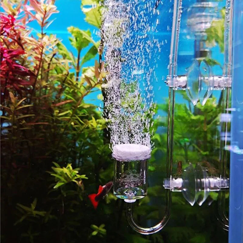 High transparency Acrylic Air Pump Sand Stone Aquarium Oxygen Pump Fresh Air Stone Nano Bubble Bar Aquarium Fish Tank Aerator