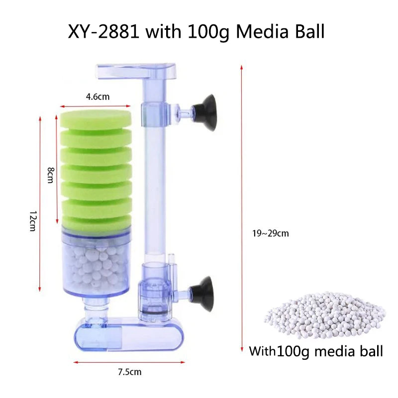 Aquarium Filter for Aquarium Fish Tank Air Pump Skimmer Biochemical Sponge Filter Aquarium Bio Filter Filtro Aquario Hot Selling