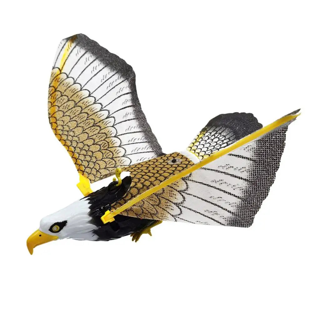 Interactive Cat Toy Can Fly And Call Electric Eagle Simulation Simulation Chirps Birds Interactive Slaps Cat Bird Light Toy V7C2