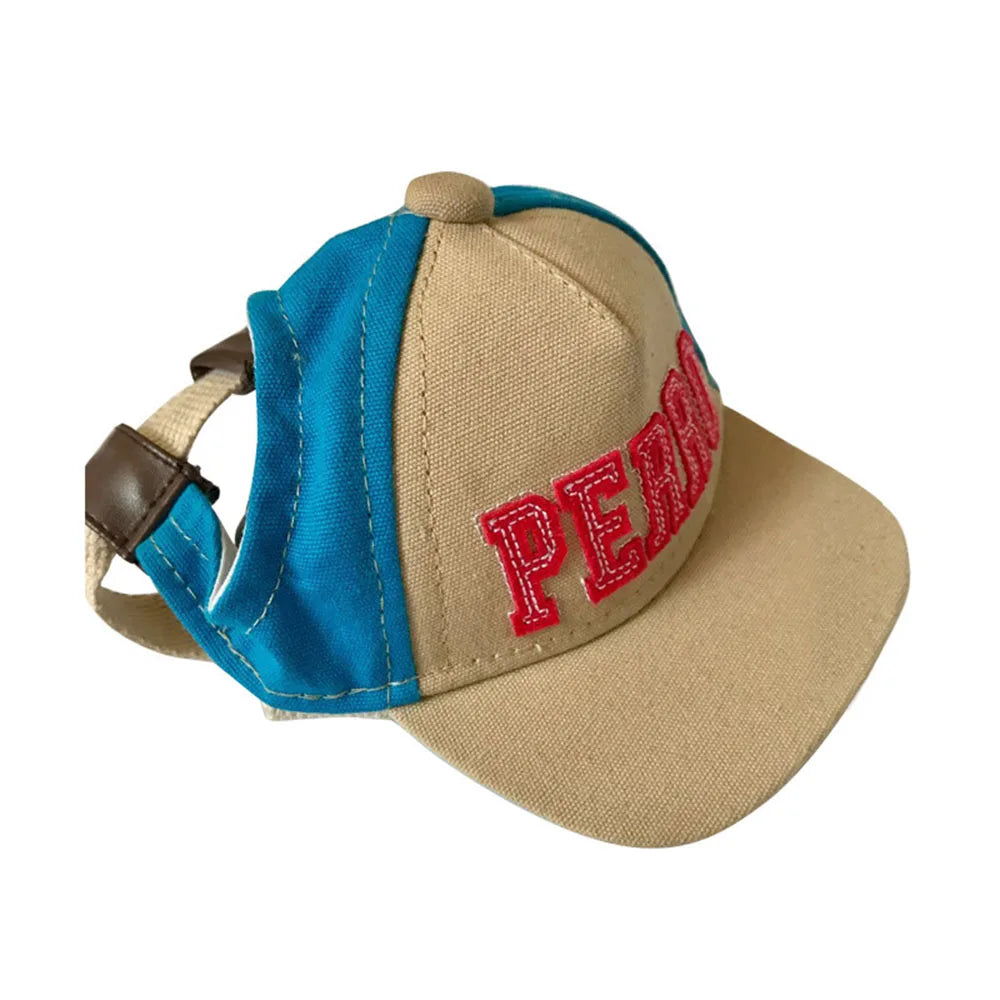Pet Peaked Cap Dog Cute Alphabet Cap Small Dog Casual Hat Summer Outdoor Canvas Hat Chihuahua Yorkshire Pet Products Gorra Perro