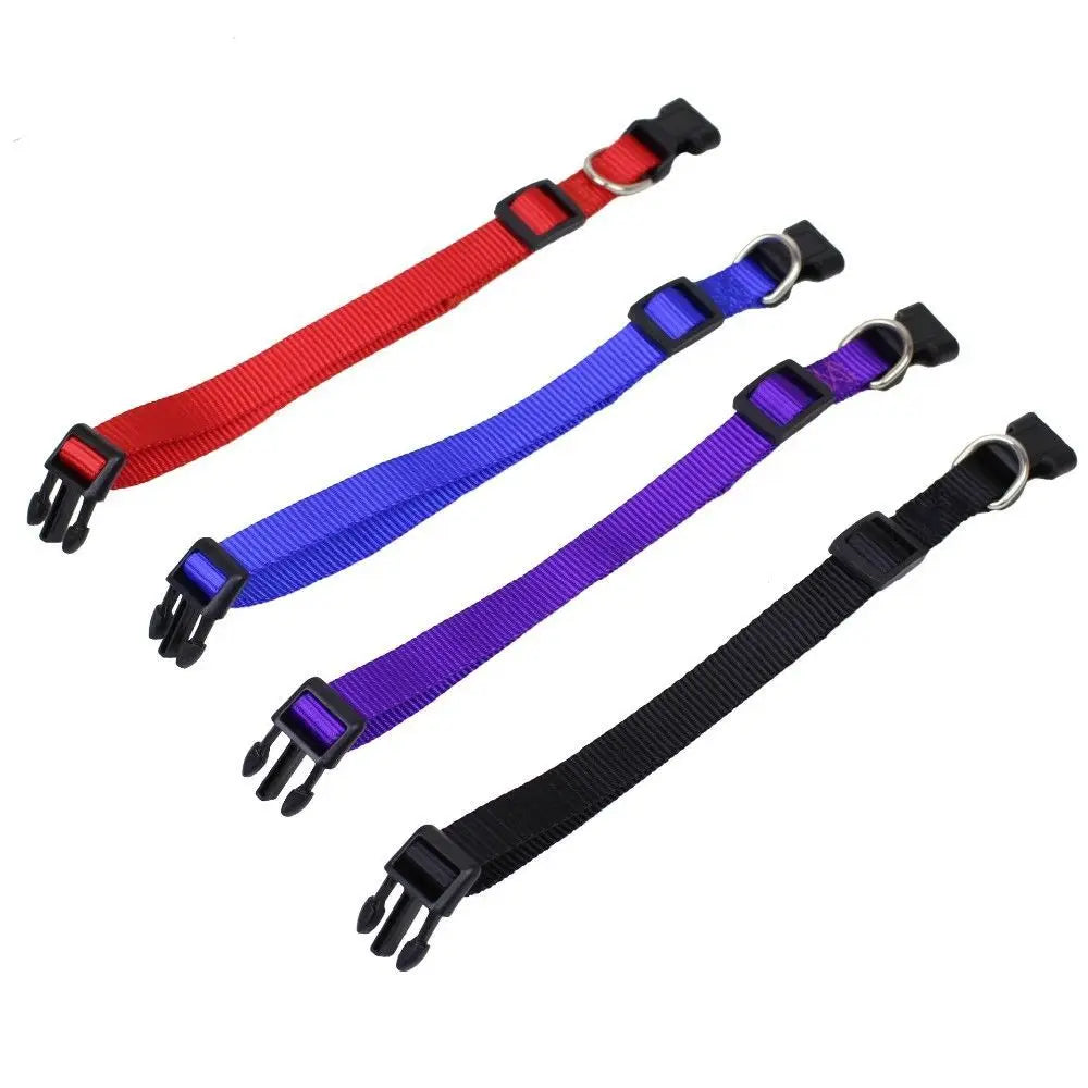 Soft Nylon Dog Collar Classic Adjustable Strong Pet Dog Collar with Quick Release Buckle for Small Medium Large Dogs Pet Product