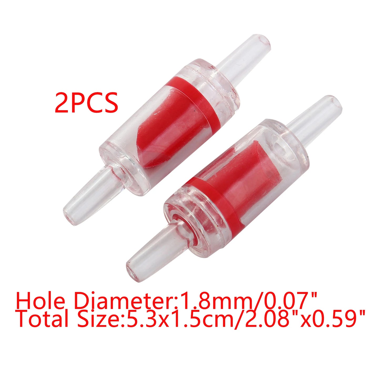UXCELL Aquarium Air Pump Check Valve Fish Tank One-way Check Valve Tracheal Hose Pipe Carbon Dioxide System Accessories