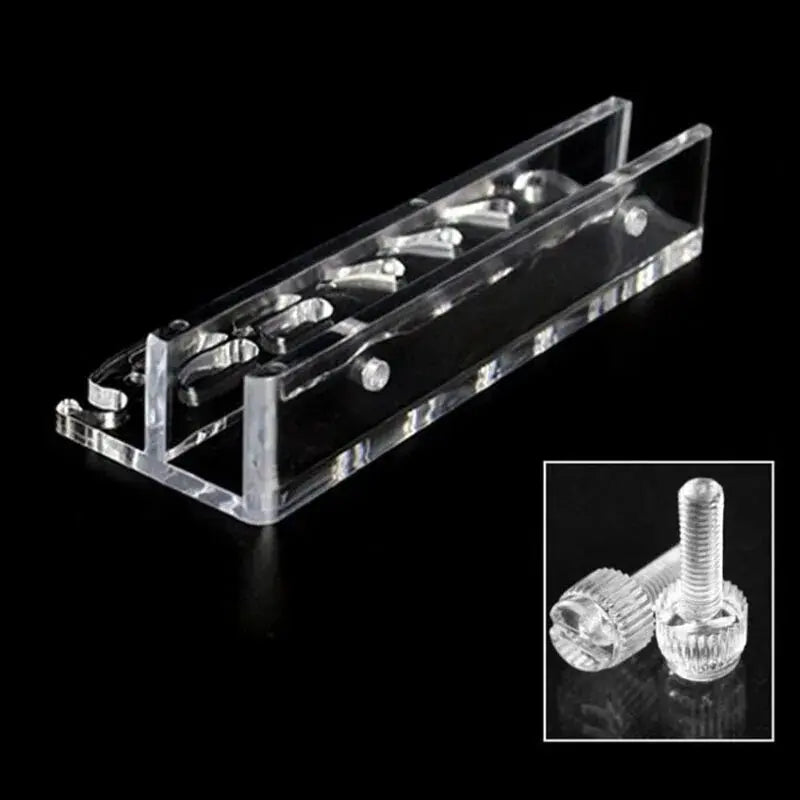 Transparent Acrylic Aquarium Bracket Holder for Scissor Tweezers Shovel Kit Water Tubes Fixed Clip Aquarium Maintenance Tools