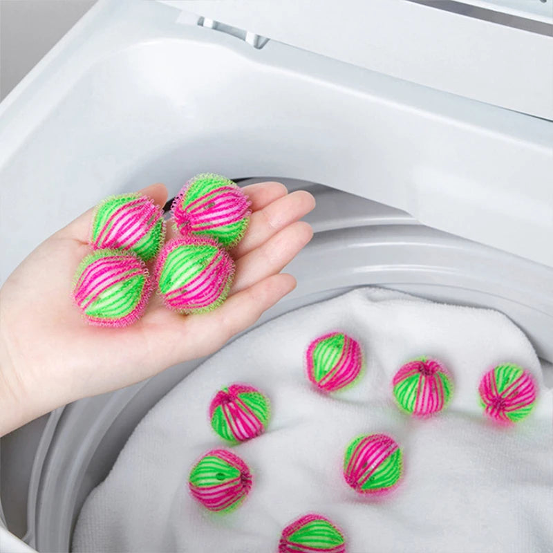 2/4pcs Pet Hair Remover Hair Catcher Reusable Clothes Filter Washing Machine Balls Clean Laundry Ball Washing Machine Accessory