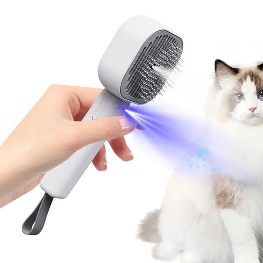 Steamy Pet Brush Rechargeable Cat Grooming Brushes Pet Water Combs Cat Hair Remover Cat Cleaning Massage Brush for Puppy  Kitten