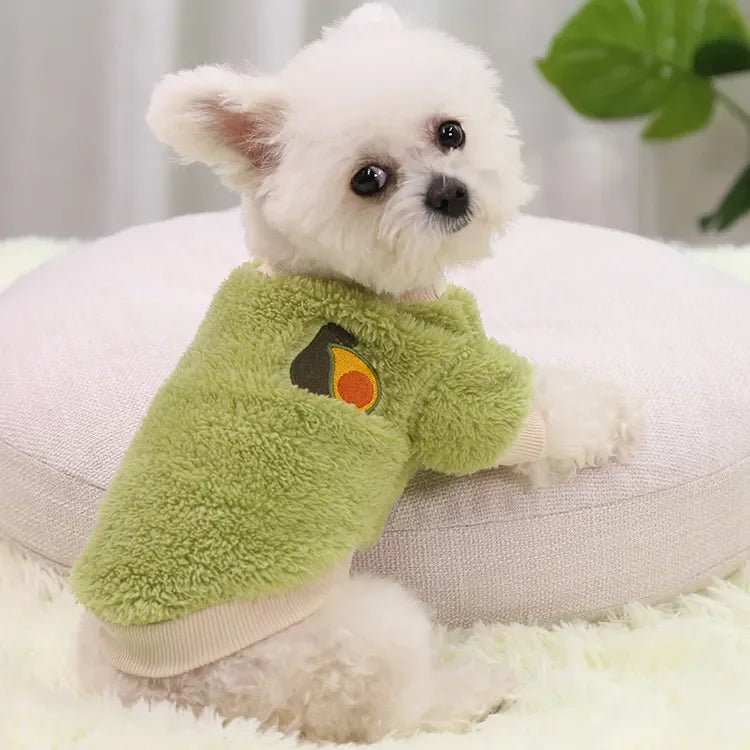 Pet dog Clothes Breathable Autumn and Winter Dog Clothes Durable Soft Dog Cute Print Puppy Clothes dog clothes for small dogs