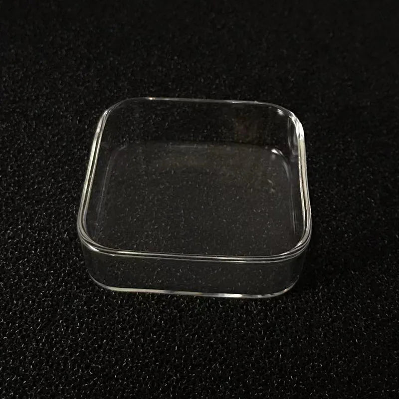 Glass Aquarium Feeder Tube Dish Transparent Fish Tank Shrimp Snail Food Feeder Bowl Aquarium Feeding Accessories Shrimp Feeders