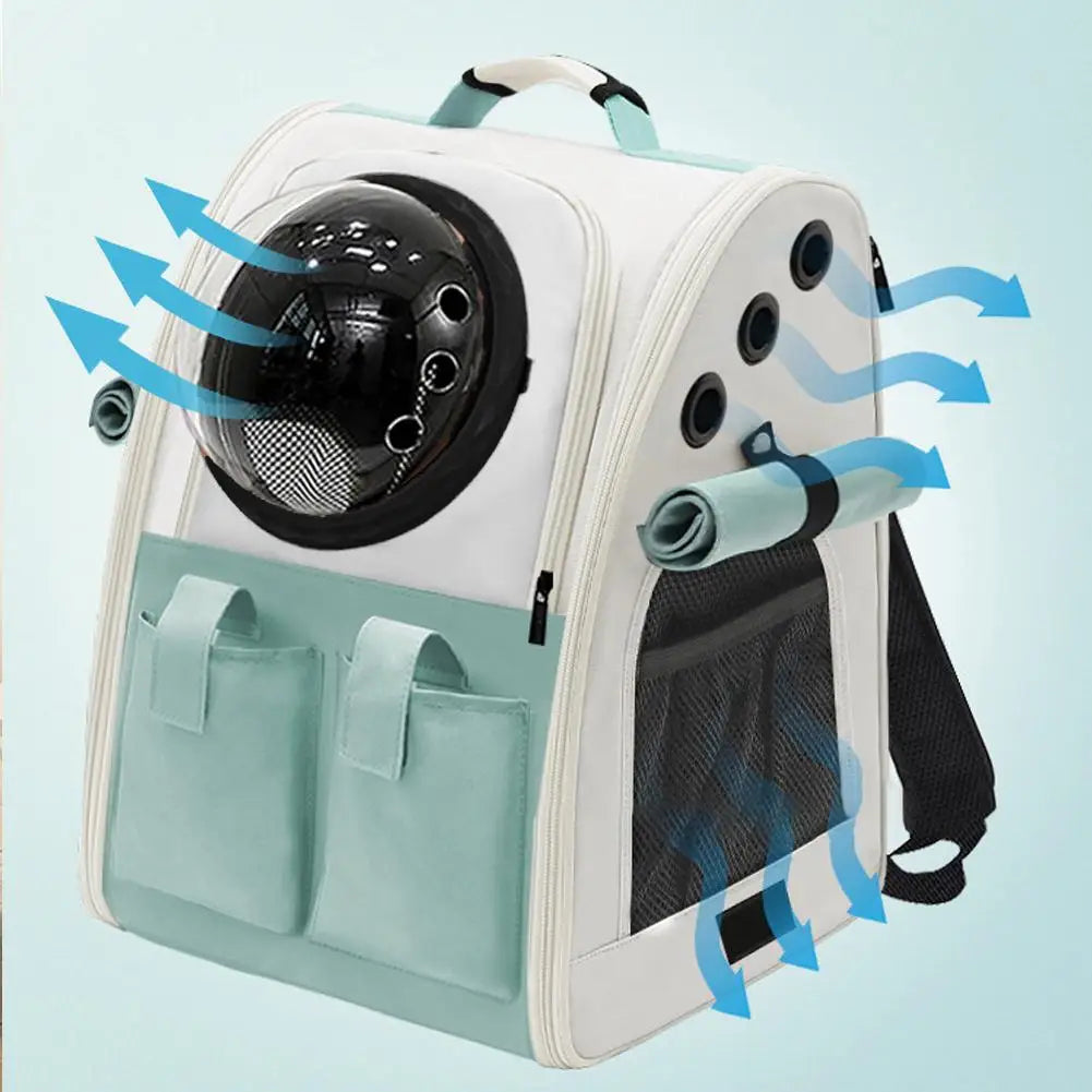 Space Capsule Pet Bag Large Space Portable Backpack For Cats And Dogs Small Pet Capsule Foldable Safe And Breathable Comfortable