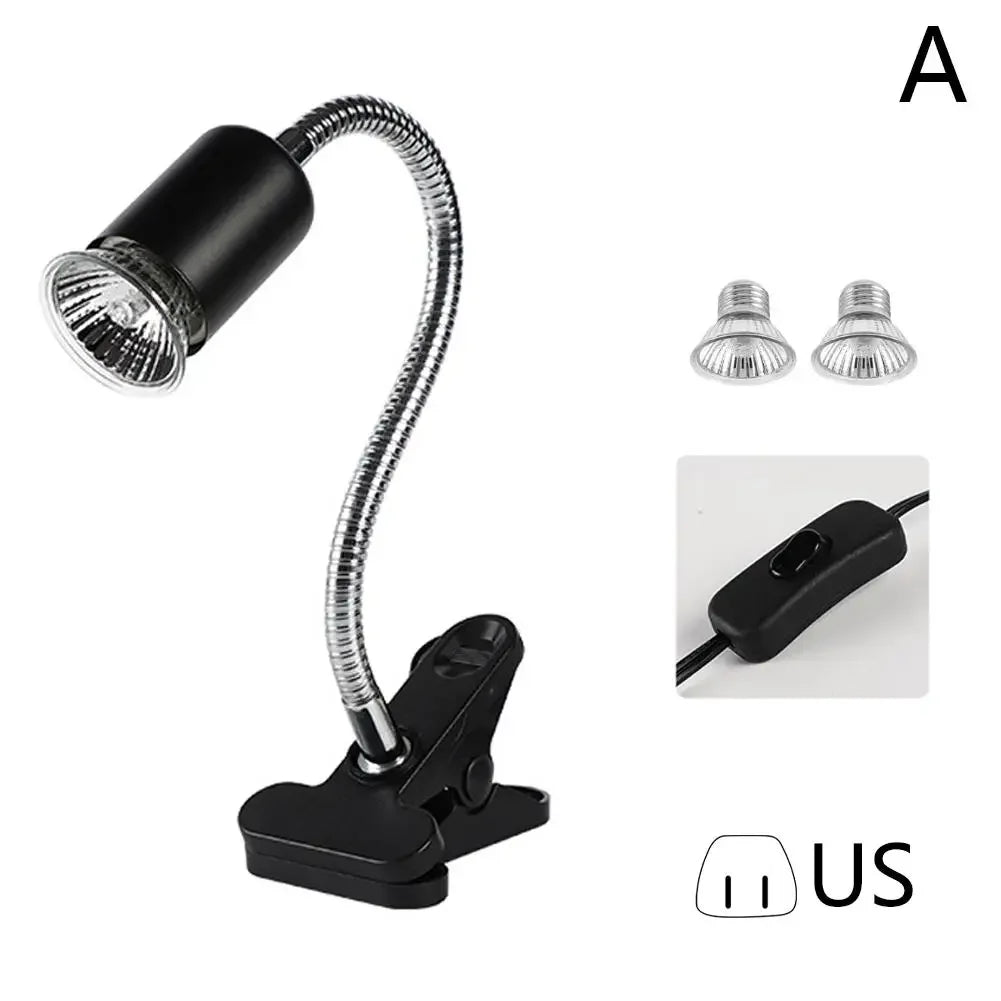 50w UVA+UVB Turtle Fluorescent Lamp Crawling Heat Lamp Amphibian Turtle Thermal Timing Dimming Suntan Lizard Calcium Back L L5I4