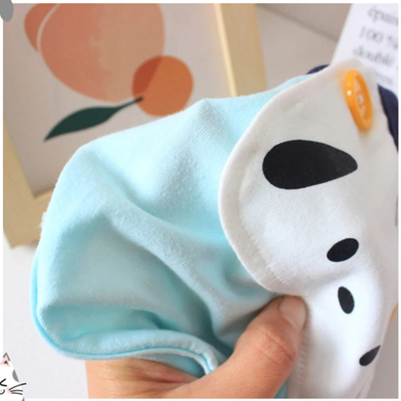 Cotton Solid Puppy Summer Clothes Button Decoration Cute Cartoon Vest for Chihuahua One Piece Unisex Daily Wear Pet Cat Clothing