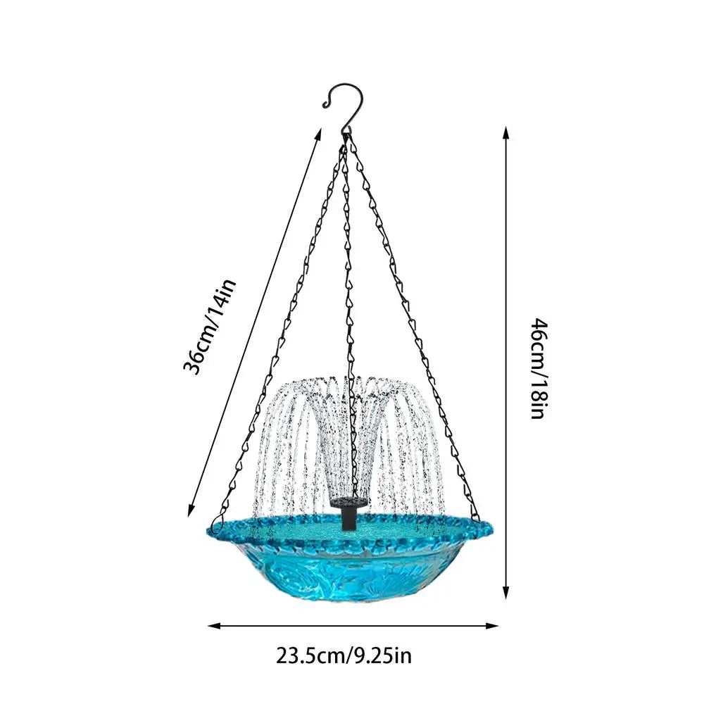 Bird Bath With Fountain Water Fountains Solar Powered Hummingbird Bath Bowl Outdoor Birdbath Bird Feeder Bird Baths For Garden