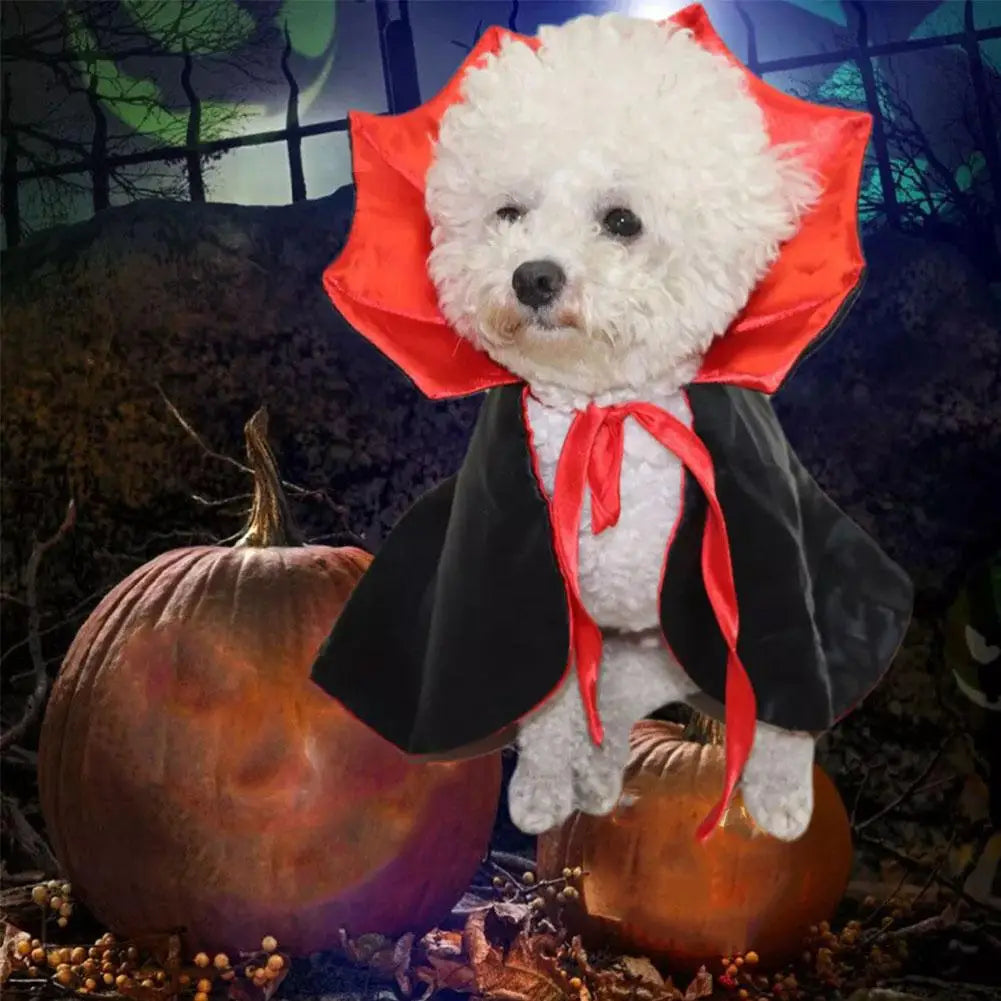 Pet Halloween Pet Costume Cape Hat Cat Dog Transformation Costume Christmas Dress Up Creative Holiday Atmosphere Decoration