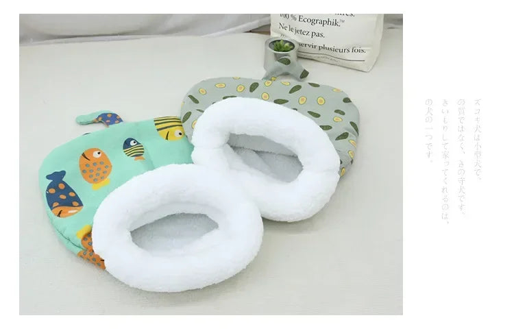 Warm Cat dog Sleeping Bag Soft Cat Bed Comfortable Tunnel Cat Nest Closed Pet House for Cats Lovely Cat Nest