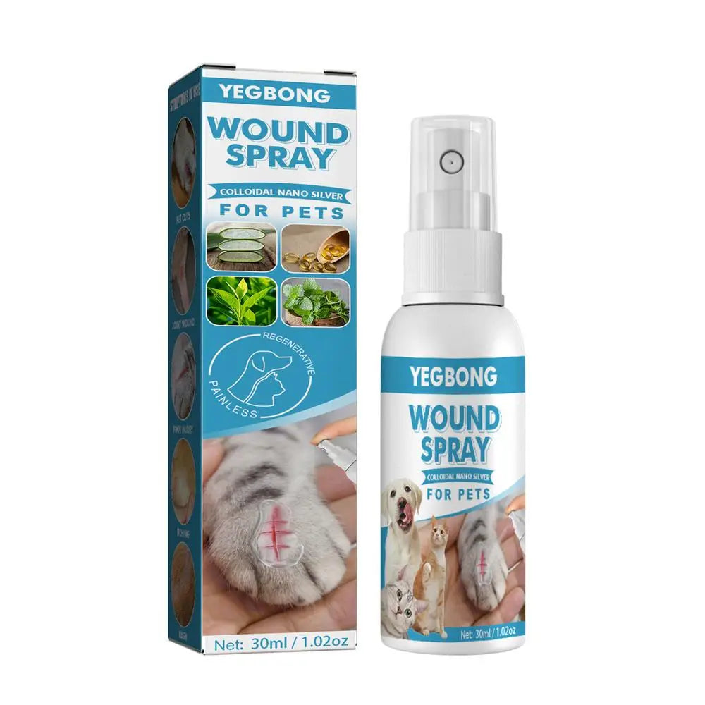 30ml Pets Anti-Itch Spray Pet Wound Spray Cats Dogs Skin Healthy Care Spray Pets Anti-Itch Treat Products For Sensitive Skin