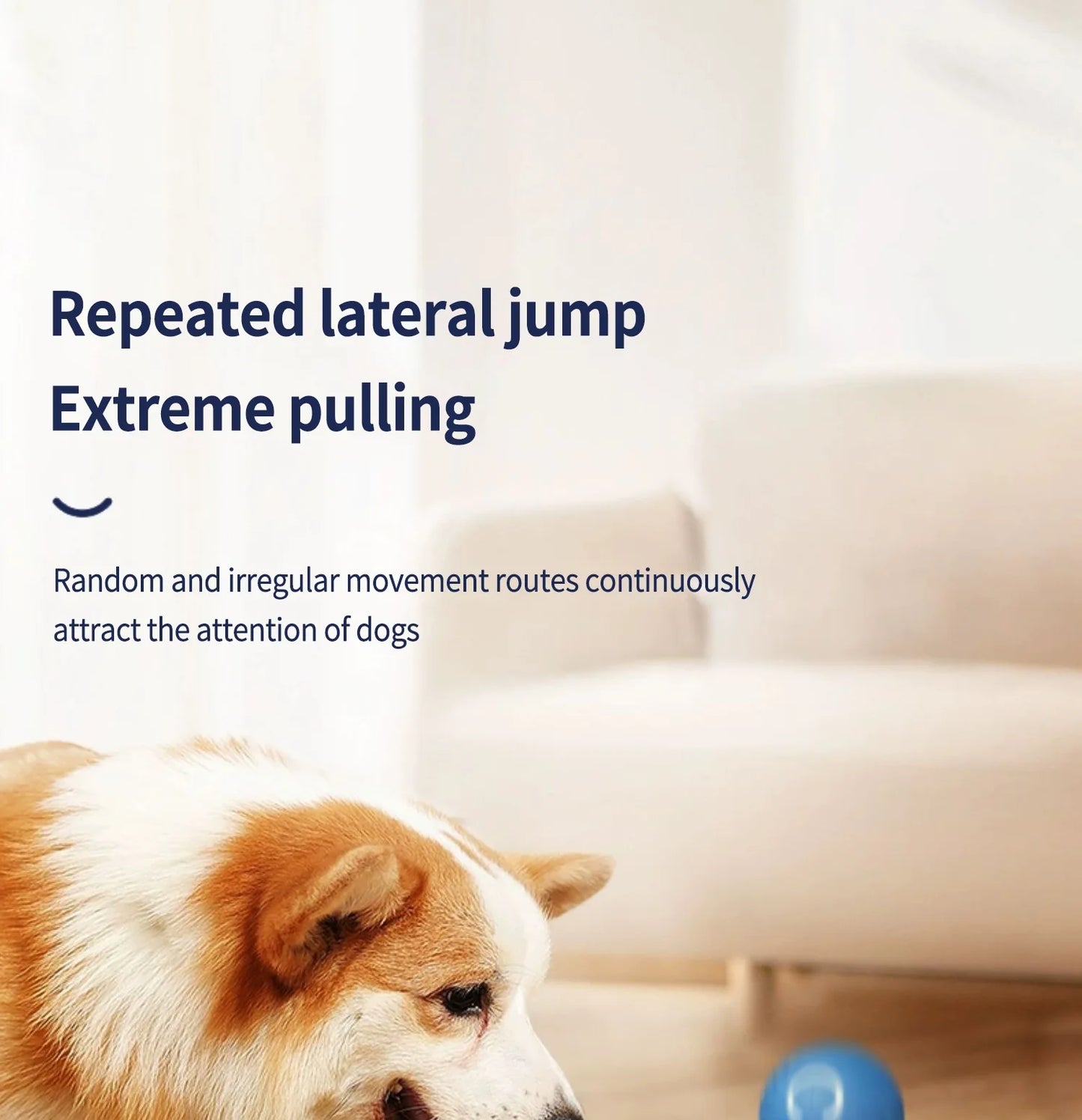 Intelligent dog toy ball automatic electronic interactive training pet toy sports ball rechargeable(including shell replacement)