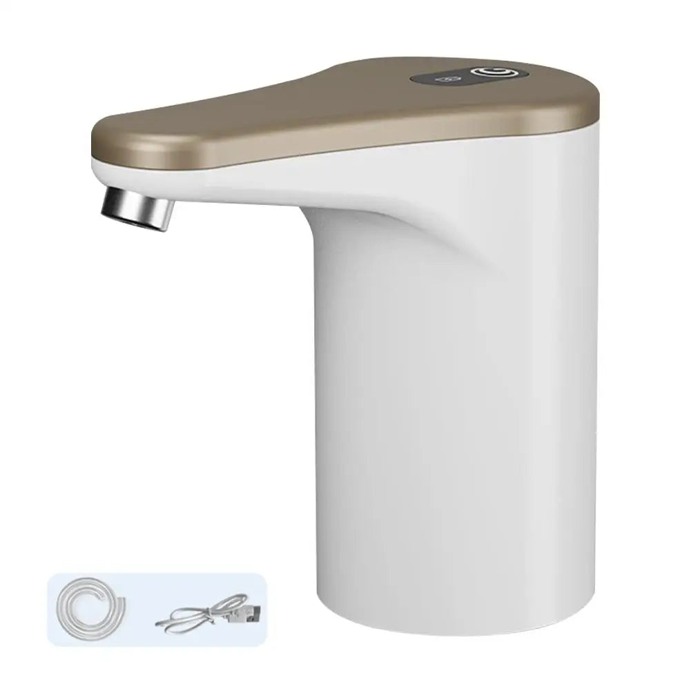 USB Electric Smart Bottled Water Pump Foldable Barreled Water Suction Device for Desktop Convenient Mineral Water Dispenser