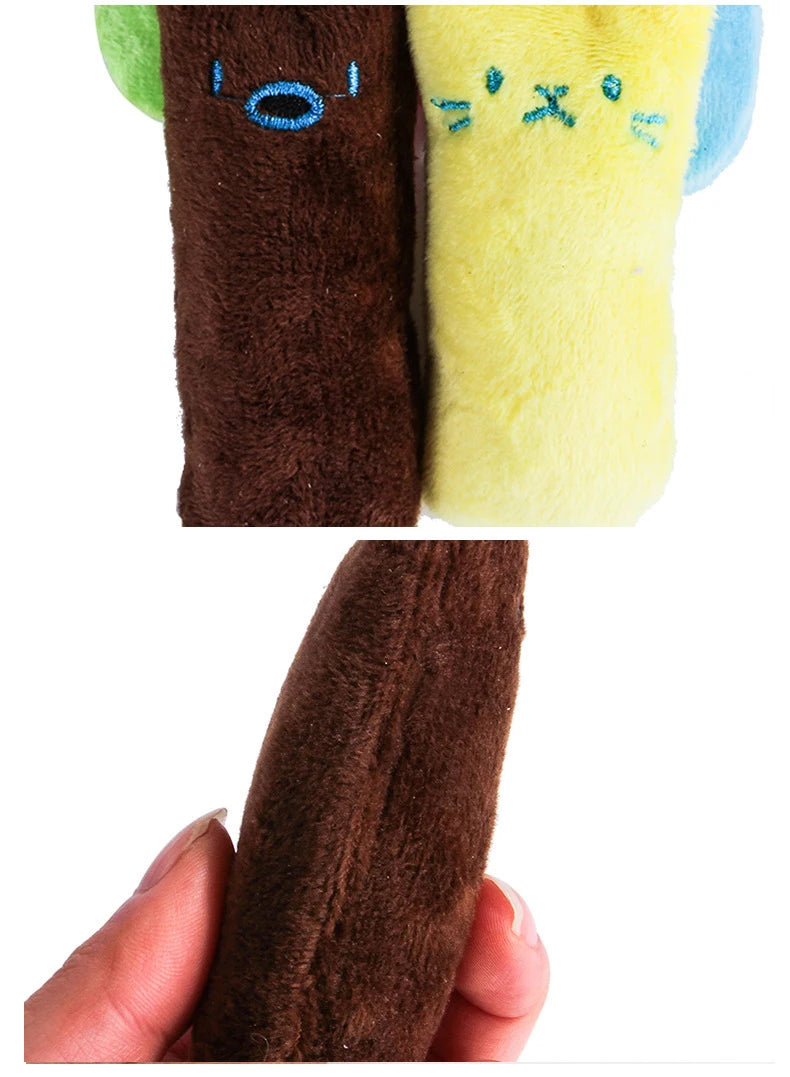 Teeth Grinding Catnip Toys Funny Interactive Plush Cat Toy Pet Kitten Chewing Vocal Toy Claws Thumb Bite Cat mint For Cats