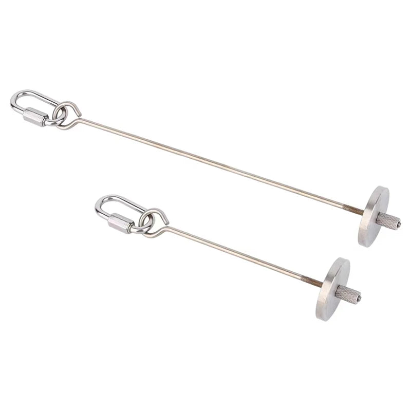 Stainless Steel Pet Parrot Feeder Fruit Corn Fork Toys Chicken Vegetables Holder Hang Cage Feeding Stick Feeder Accessories Pet