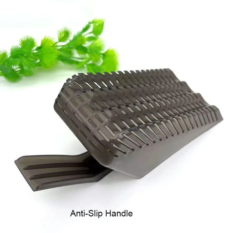 1Pcs Plastic Aquarium Sand Shovel Clean Tool Maintenance Fish Tank Sand Cleaning Aquarium Leakable Washable Shovel Accessories
