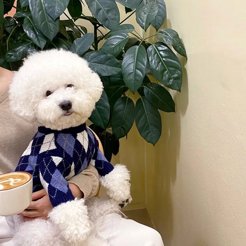 Winter Dog Sweater Pet Dog Clothes Chihuahua French Bulldog Costume Cute Dog Jersey Cat Coat Dog Overalls Puppy Knitted Sweater