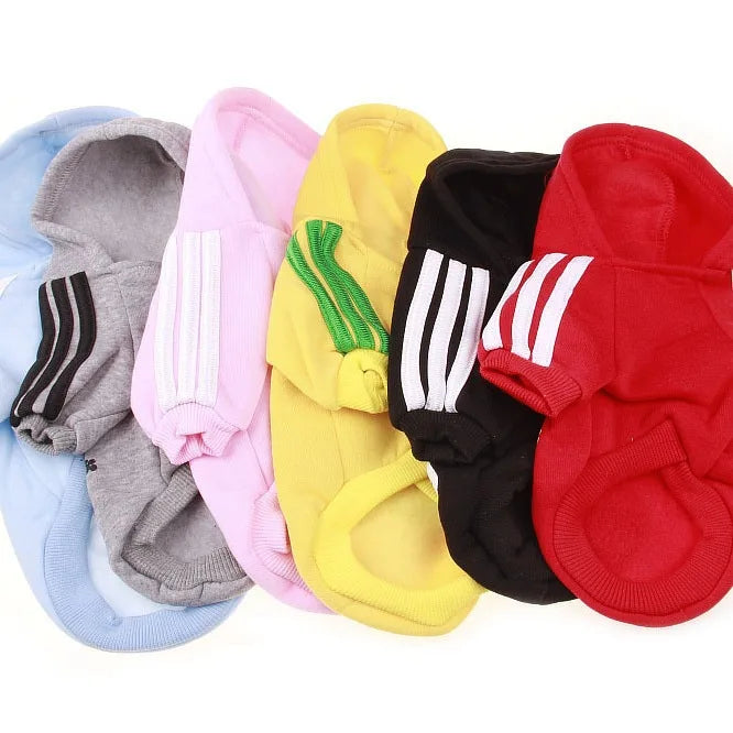 Adidog Pet Sweatshirt Dog Hoodies for Small Medium Dogs, Autumn Winter Fleece Lined Dog Clothes Puppy Chihuahua Coat Clothing