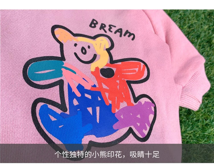 The New Dog Costume Dog Clothes for Small Dogs Parent-child Wear Spring and Autumn Pure Cotton Three Colors Seven Sizes