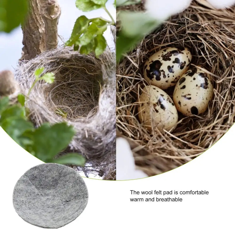 2PCS Canary Finch Bird Nesting Felt Pad Comfortable Bird Nest Sleeping Mat Bird Nest Accessories Dropshipping And Wholesale
