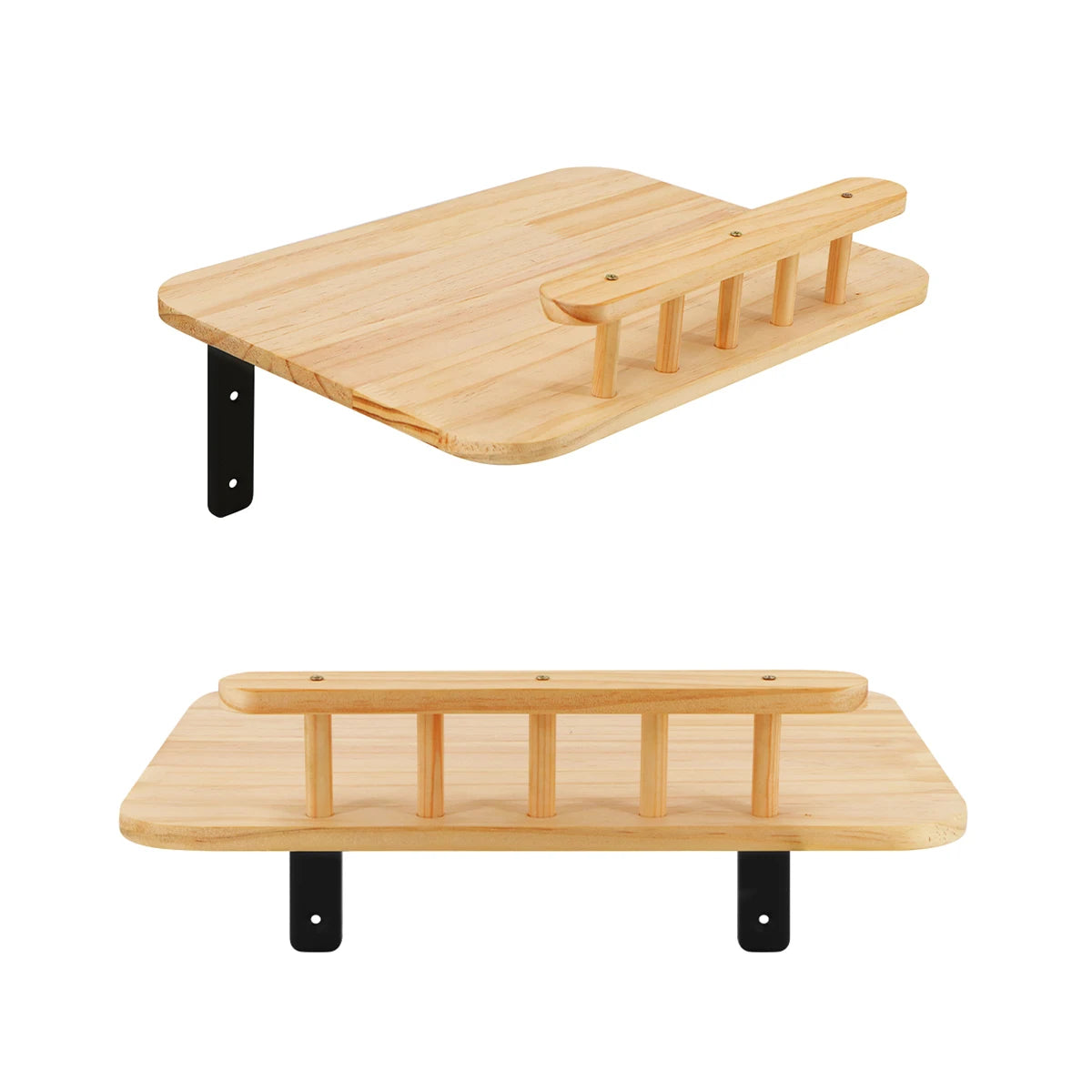 Cat Hammock Cat Climbing Shelf Cat Perch Big Platform For Pet Observing & Relaxing Cats Tree Tower Furniture With Guardrails