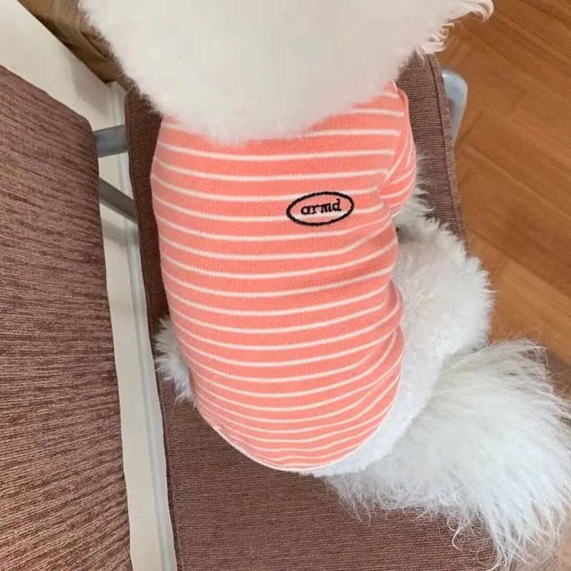 Dog Clothes for Small Dogs Cotton Dog Vest All Seasons Soft Dog Undershirt Chihuahua Bichon Costume Puppy Hoodie Dog T-Shirt