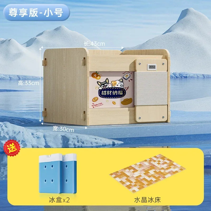 Dogs, Cats, Pets, Air-conditioned Houses, Summer Cooling Artifacts, Cat Nests, Kennels, Ice Nests, All-season Summer Igloos