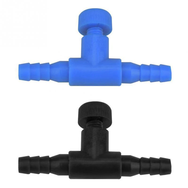 10pcs/20Pcs 2 ways Aquarium Air Pump Connector Control Valve Air Pipe Tube For Aquarium Air Control Valve Fishing Accessories