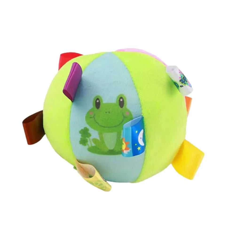 Squeaky Dog Toy Ball Cute Plush Ball Voice Teething Toys Pet Training Supplies Dog Sound Toys Soft Cleaning Chew Training Toys