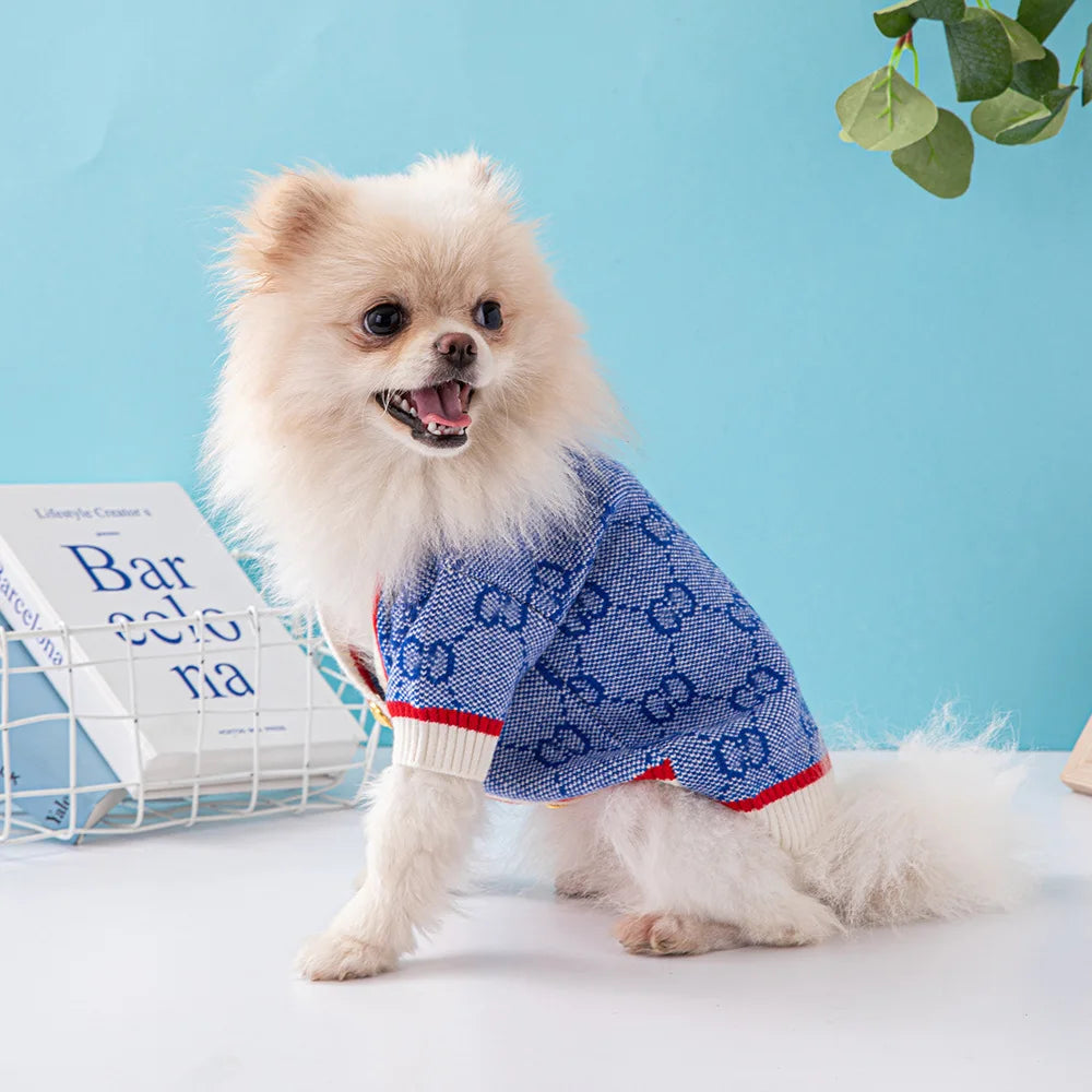 The New Dog Sweater Pet Clothes Parent-child Wear Autumn and Winter Leisure Seven Sizes