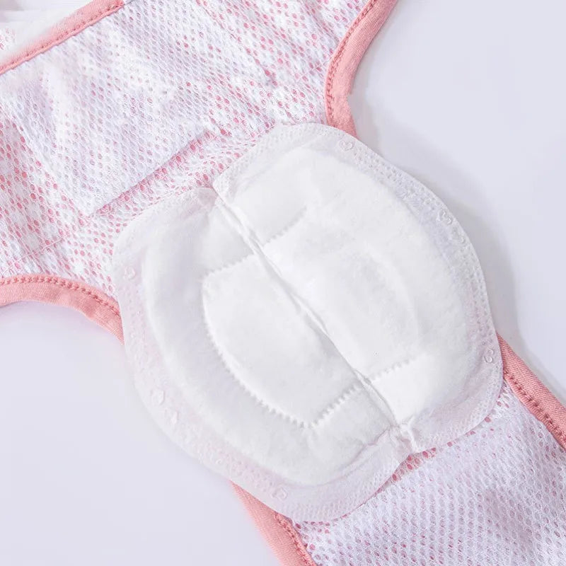 Washable Female Dog Diapers Suspenders Plaid Pet Physiological Pants Dog Shorts for Small Dogs Pet Products Cute Dog Underwear