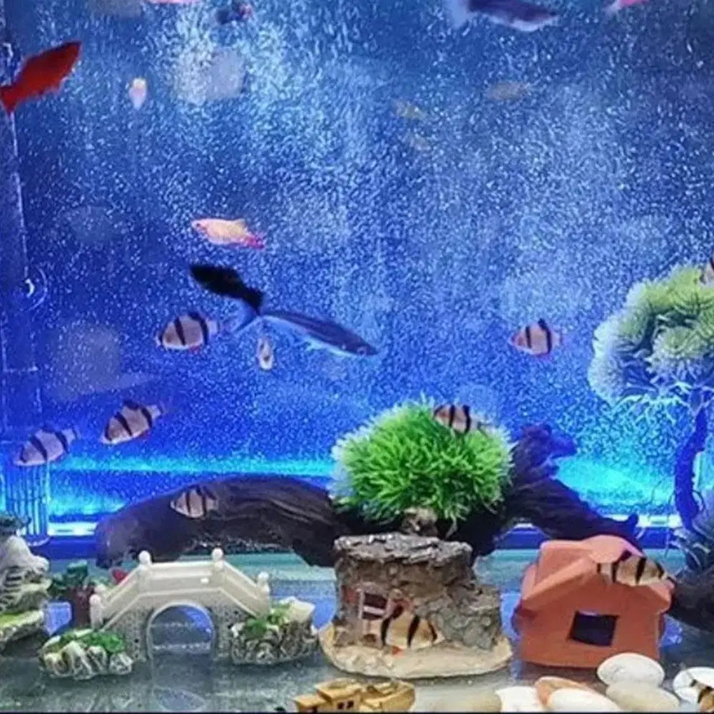 Fish Tank LED Bubble Light Colorful Light With Aquarium Remote Control Color Changing Bubble Light LED Diving Light Fish Tank