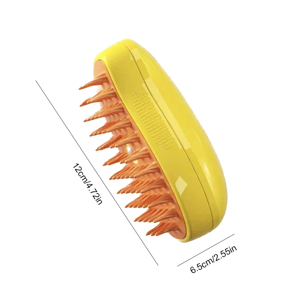 3 in 1 Cat Hair Removal Combs Steam Brush Steamy Dog Brush Electric Spray Cat Hair Brushes for Massage Pet Grooming Comb