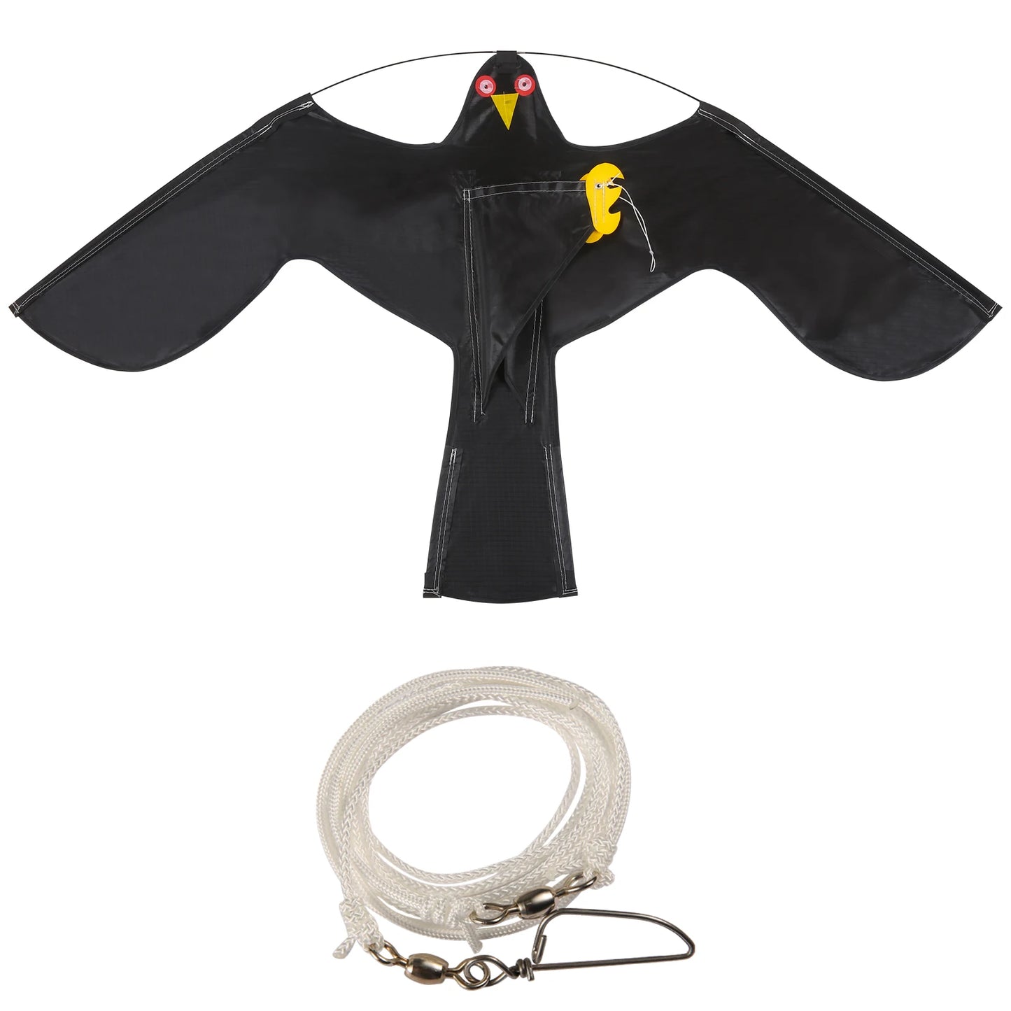 1Pcs Bird Repeller Flying Hawk Kite Scarecrow Decoration Outdoor Pest Control Repellents Garden Supplies