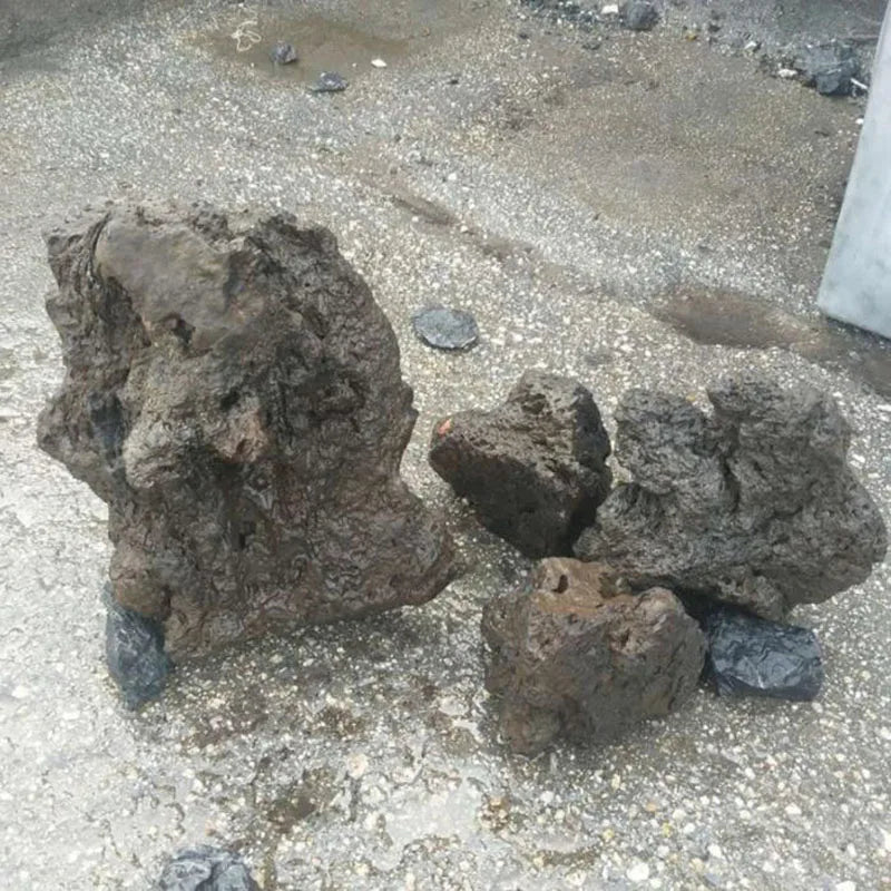 1pcs Natural Aquarium Decor Lava Stone Rockery Landscaping Fish Tank Microporous Volcanic Stone Porous Good for Plants Growth