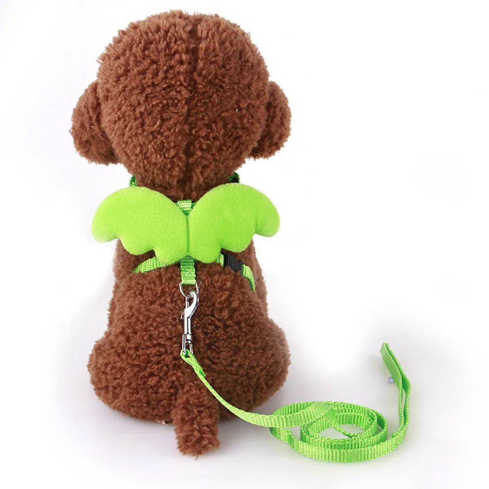 Small Animal Rabbit Harness with Leash Cute Bunny Collar Pet Bunny Supplies Cat Harness & Leash Set for Adult Guinea Pig Ferret