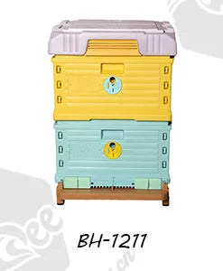 3 Layer Insulation Plastic Polystyrene Beehive 10 Frames Thermo Beehive Langstroth Beehive Top Bee Feeder Bee Farm Beekeeping