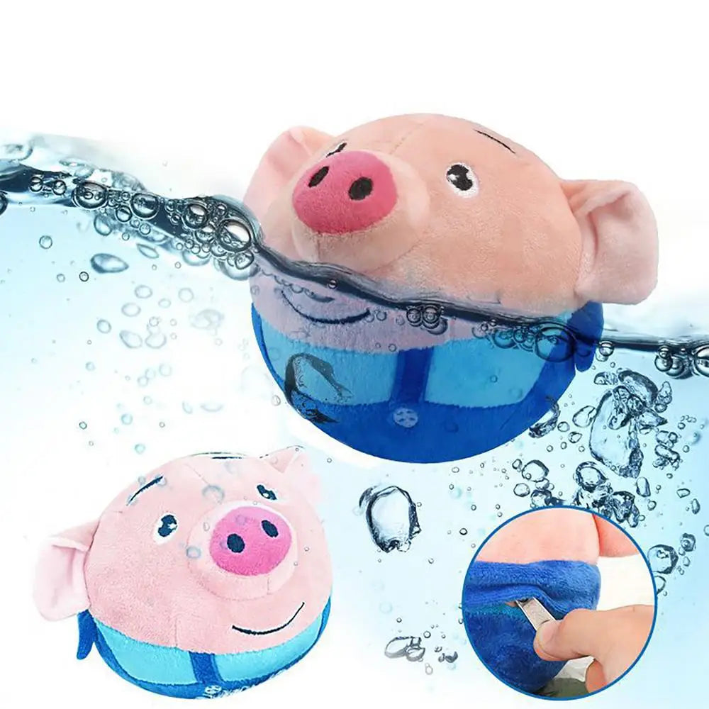 Talking Pig Toys Electric Pig Bouncing Ball Toy With Music USB Charging Pig Bouncing Jump Ball Toy For Children's Day Christmas