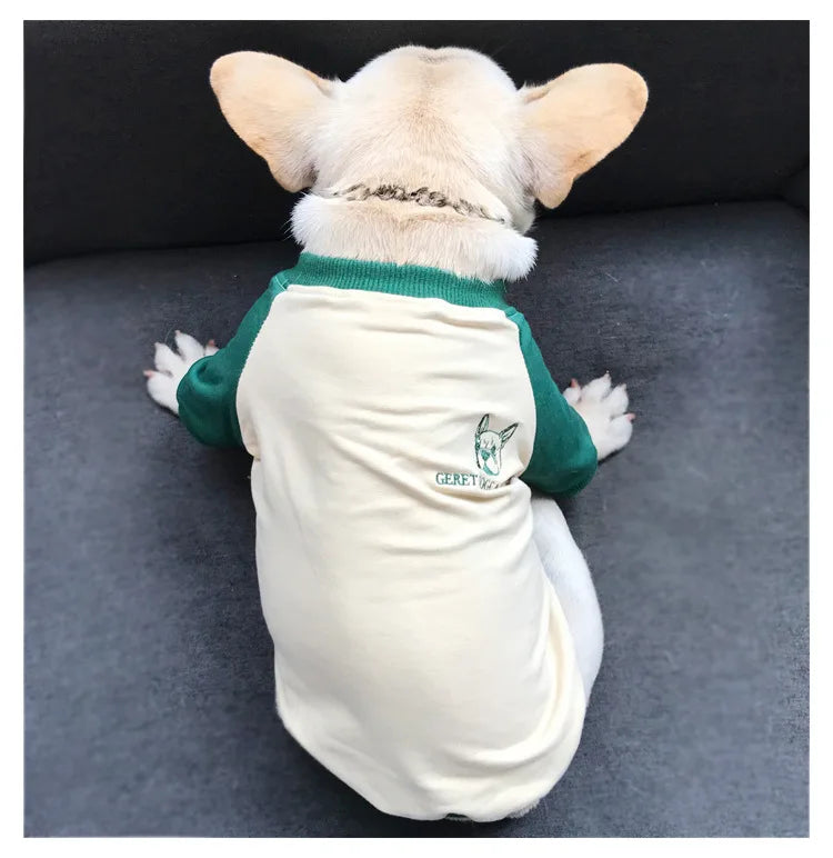 2022 Spring and Autumn New Style Pet Parent-child Clothing Bichon Cat Clothes Embroidered Dog Costumes