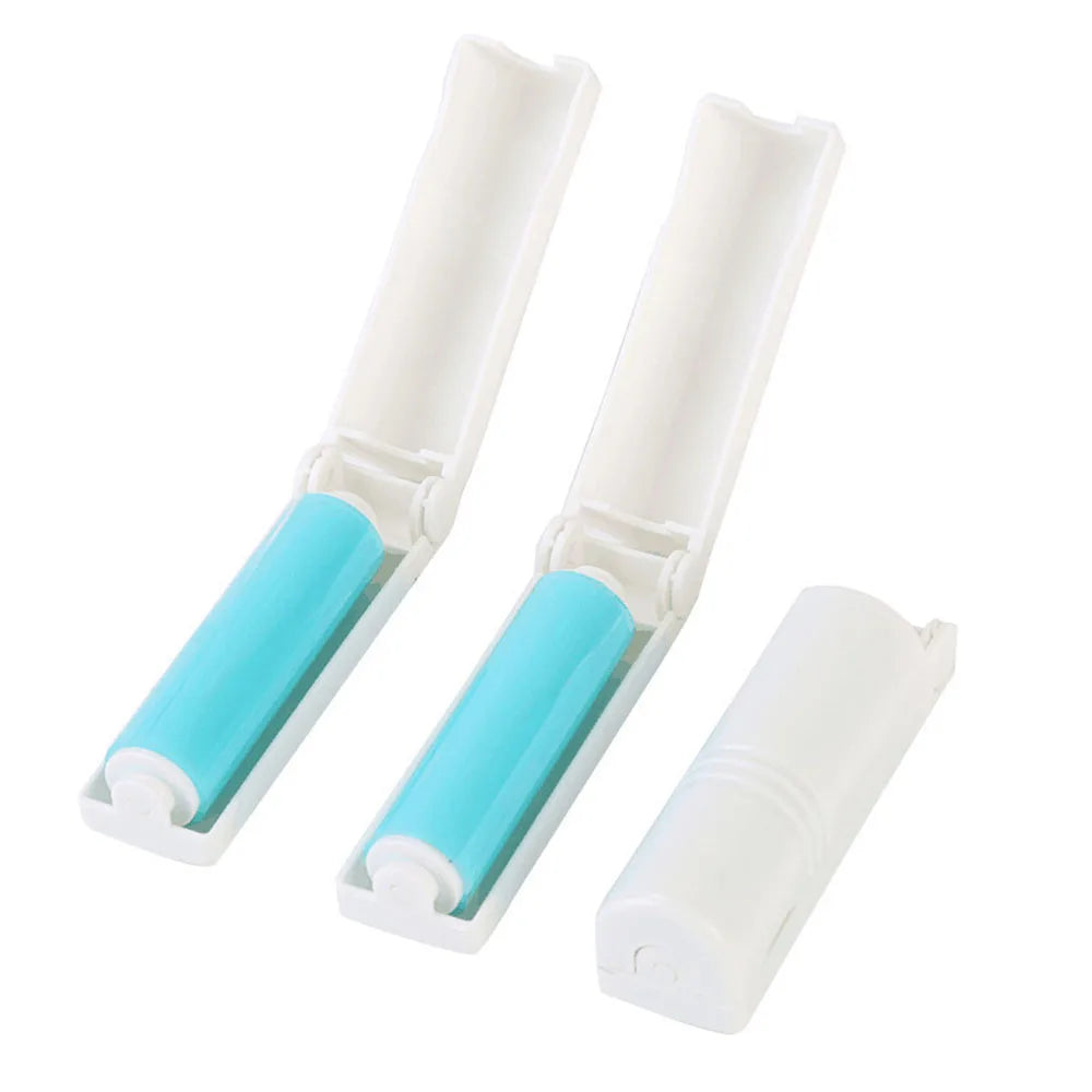 Washable Lint Sticking Roller Portable Pet Hair Remover Tool Reusable Roller Brush for Sofa Clothes Dog Cat Hair Sticking Roller
